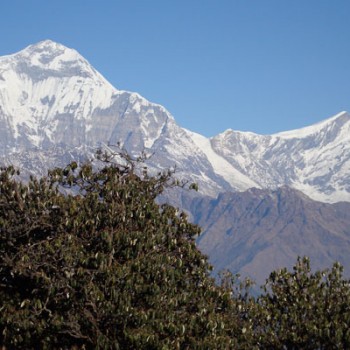 Annapurna south view from Sarangkot