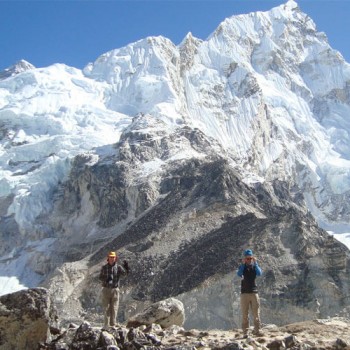 View from Everest base camp trek