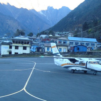 Lukla Airport 2,840m.