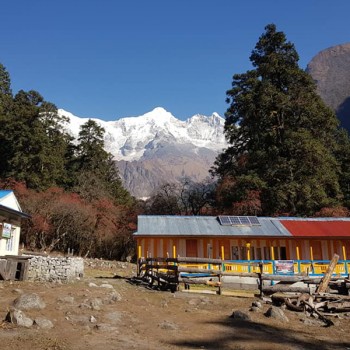 What a Manaslu view along the trekking
