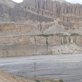 Upper Mustang Trek view from Chuksang